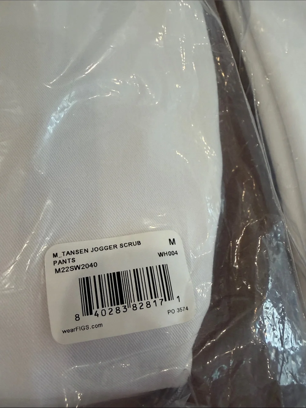 Brand new Figs White Jogger M Tansen Scrub Medium